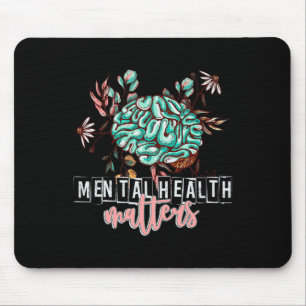 Gesundheitsprobleme Blume Gehirnselbstversorgung A Mousepad