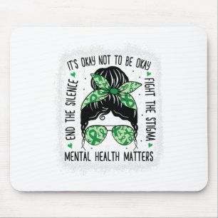 Gesundheitsprobleme: Bun Mental Health Awareness Mousepad