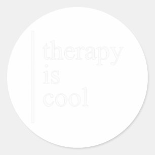 Gesundheitsprobleme Die Therapie ist Cooles Bewuss Runder Aufkleber