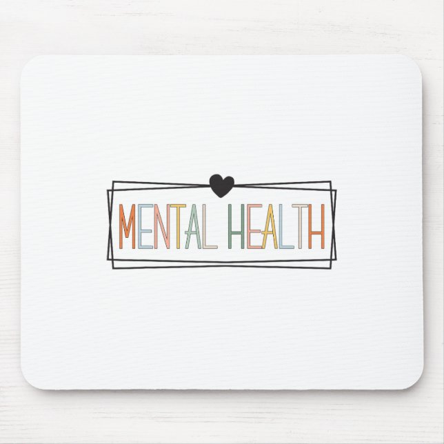 Gesundheitsprobleme Erkrankungen des Gehirns Psych Mousepad (Vorne)