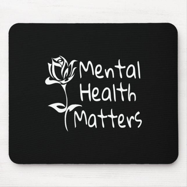 Gesundheitsprobleme Psychische Bewusstseinsbildung Mousepad (Vorne)
