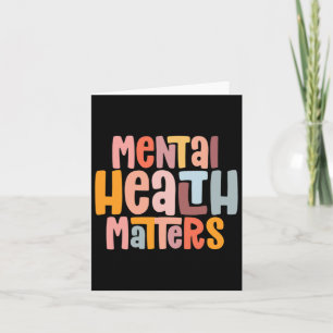 Gesundheitsprobleme Psychische Gesundheitsbewussts Karte