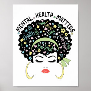 Gesundheitsprobleme Psychische Gesundheitsbewussts Poster