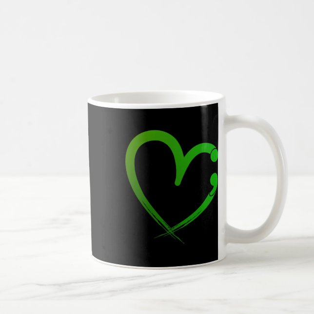 Gesundheitsprobleme Semicolon Herzerkrankung Monat Kaffeetasse (Rechts)