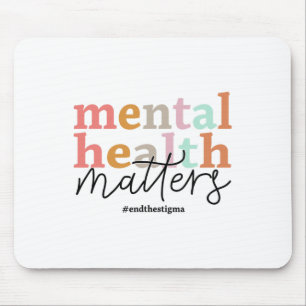 Gesundheitsprobleme Sensibilisierung Retro Psychol Mousepad