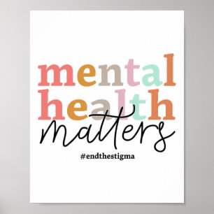 Gesundheitsprobleme Sensibilisierung Retro Psychol Poster