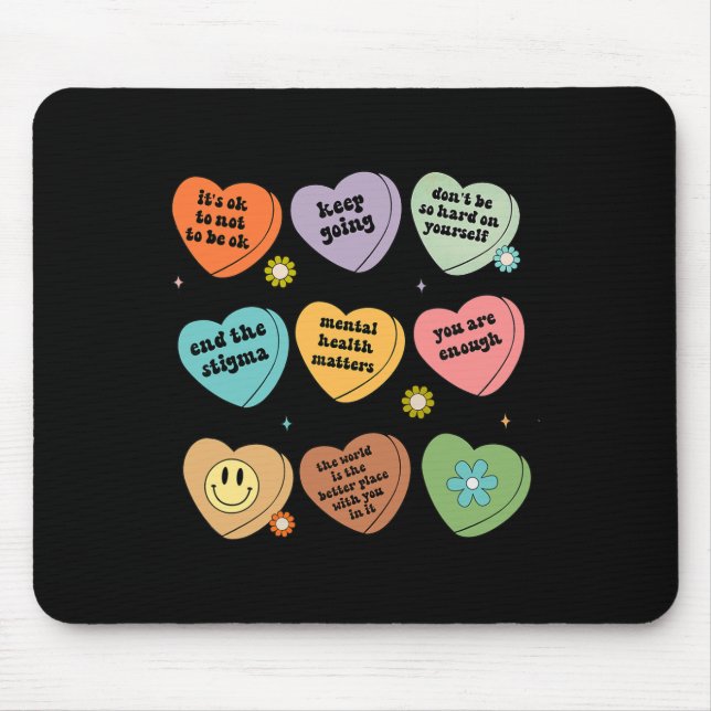 Gesundheitsprobleme Sie sind genug Selbstversorgun Mousepad (Vorne)