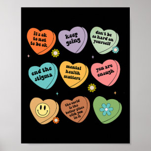 Gesundheitsprobleme Sie sind genug Selbstversorgun Poster