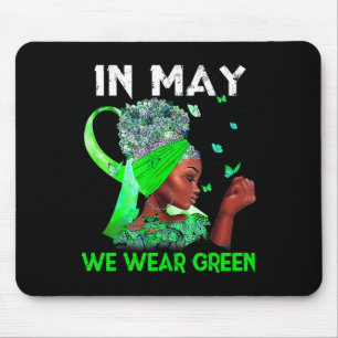 Gesundheitsprobleme Wir tragen grüne Mental Health Mousepad