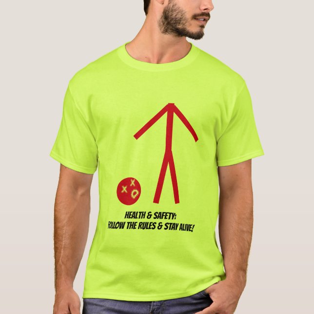 Gesundheitsschutz und Sicherheit T-Shirt (Vorderseite)
