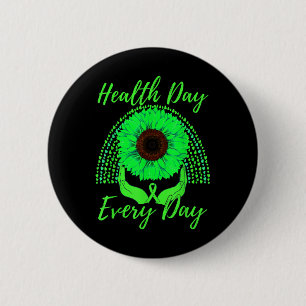 Gesundheitstag Alltäglicher Mental Health Awarenes Button