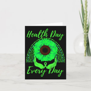 Gesundheitstag Alltäglicher Mental Health Awarenes Karte