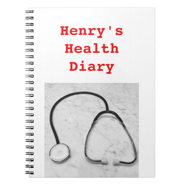 Gesundheitstagebuch 4Henry Notizblock (Vorderseite)