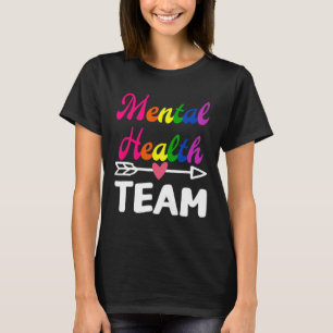 Gesundheitsteam-Bewusstseins-Therapeut Männer Frau T-Shirt