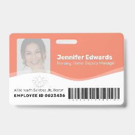 Gesundheitstelematische Arbeitskräfte Foto-ID-Stri Ausweis
