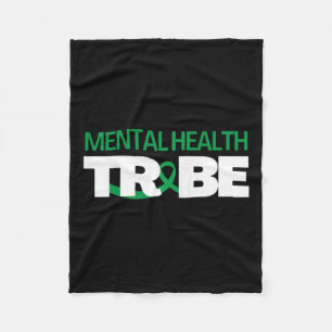 Gesundheitstest Mental Health Awareness Fleecedecke