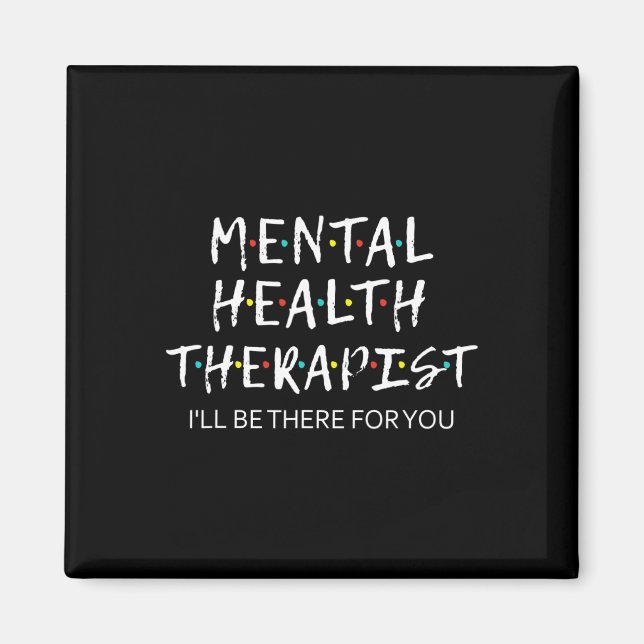 Gesundheitstherapeut bin ich für Sie da Magnet (Vorne)