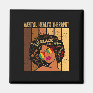 Gesundheitstherapeutin Afro Women Black History Mo Magnet