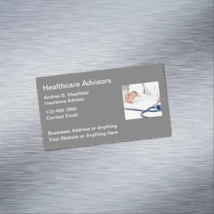 Gesundheitsversorgung Medicare Berater Geschäftska Magnetische Visitenkarte