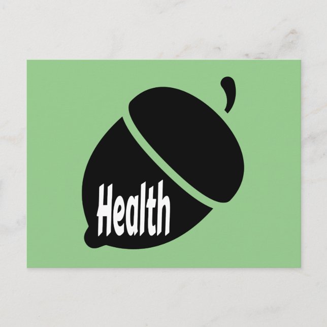 Gesundheitsvorsorge Postkarte (Vorderseite)