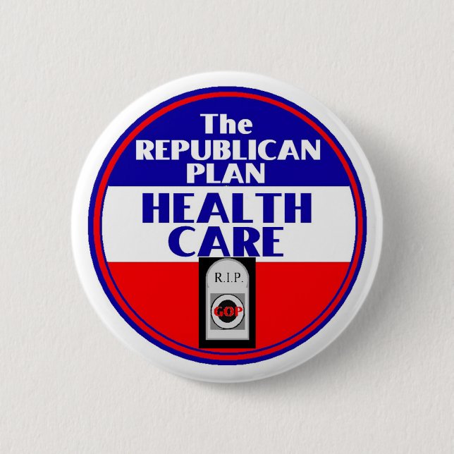 Gesundheitswesen Button (Vorderseite)