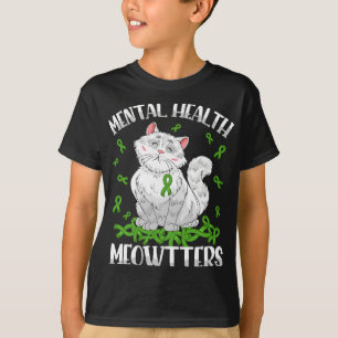 Gesundheitswesen Katzenliebhaber Psychische Gesund T-Shirt