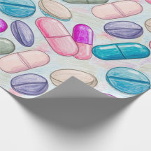 Gesundheitswesen und Apotheke Pink Gray Lila Kapse