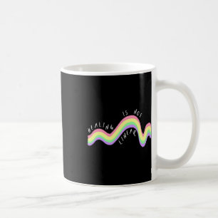 Gesundheitsziffer-Heilung ist nicht linear Kaffeetasse