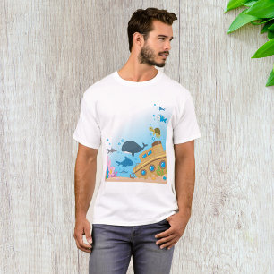 Gesunkene Schiffe und Fische T-Shirt