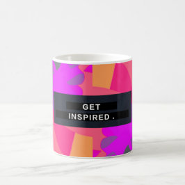 "Get Inspiriert" Gelbe Tasse