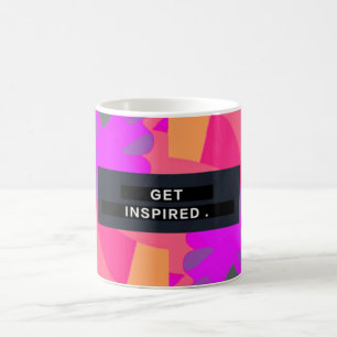"Get Inspiriert" Gelbe Tasse