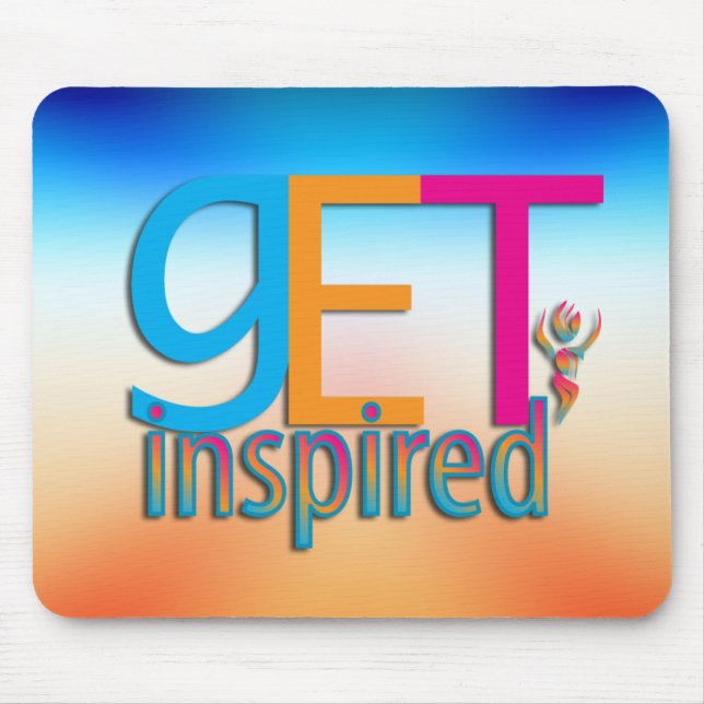 Get Inspiriert ~ Original Mousepad (Vorne)