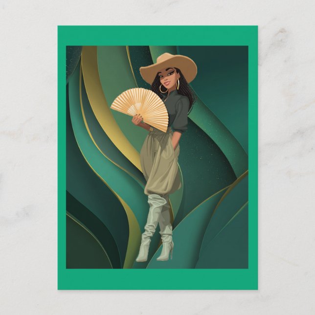 GET IT GIRL #2 POSTKARTE (Vorderseite)