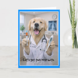 Get It Over With Get Well Card  NTA-1 Karte