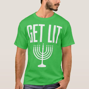Get Lit Menorah T-Shirt