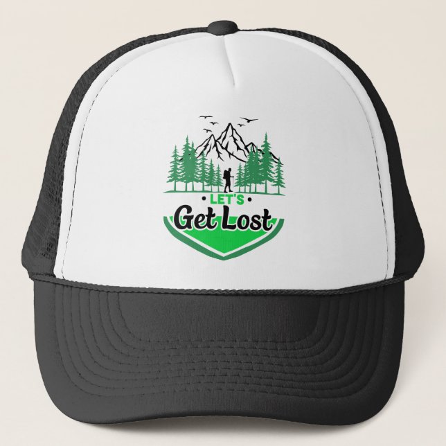 Get Lost Truckerkappe (Vorderseite)