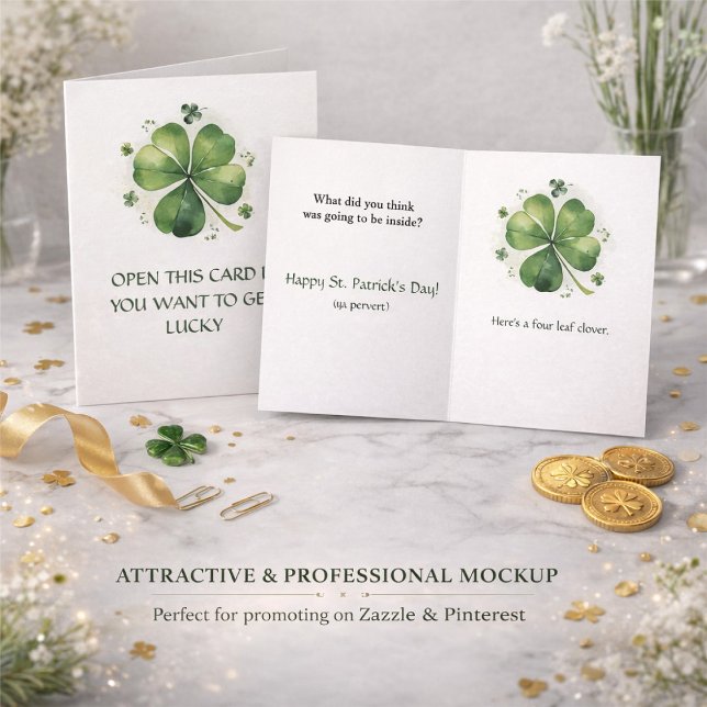 Get Lucky - Lustiger St. Patrick's Day  Karte (Von Creator hochgeladen)