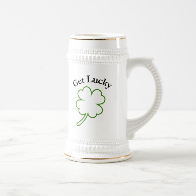 Get Lucky Stein Bierglas (Rechts)