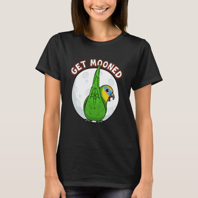 Get Mooned I Parrot Underfluffies I Orange winged  T-Shirt (Vorderseite)