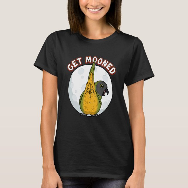 Get Mooned I Parrot Underfluffies I Senegal Parrot T-Shirt (Vorderseite)