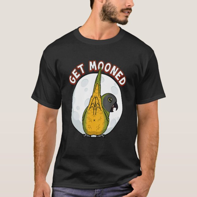 Get Mooned I Parrot Underfluffies I Senegal Parrot T-Shirt (Vorderseite)