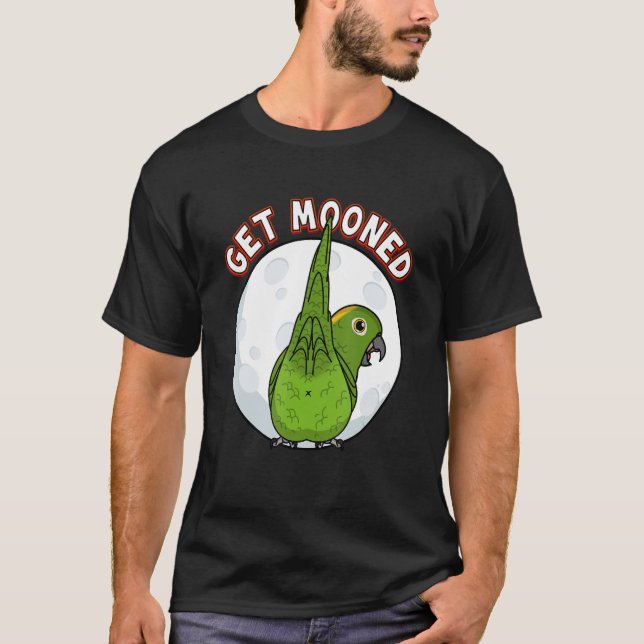 Get Mooned I Parrot Underfluffies I Yellow naped A T-Shirt (Vorderseite)