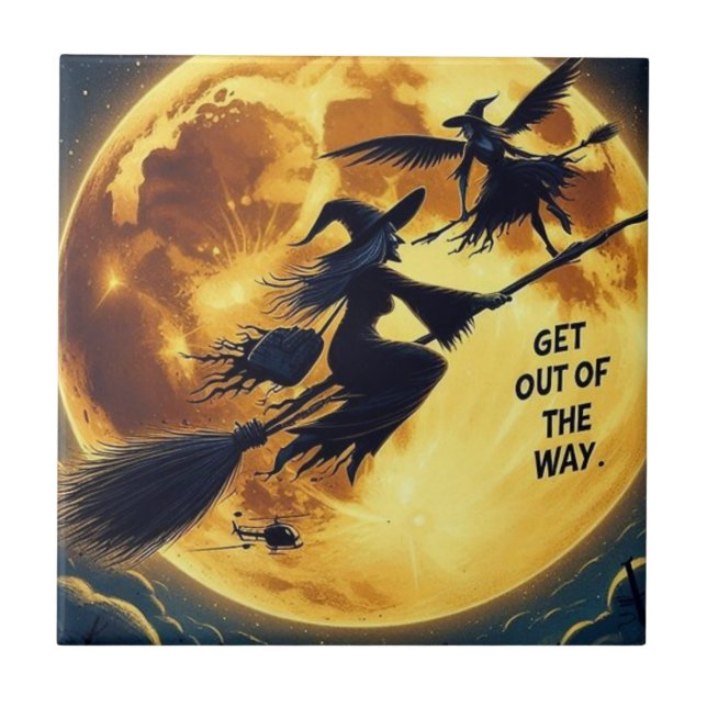 Get Out Of The Way Fliese (Vorderseite)