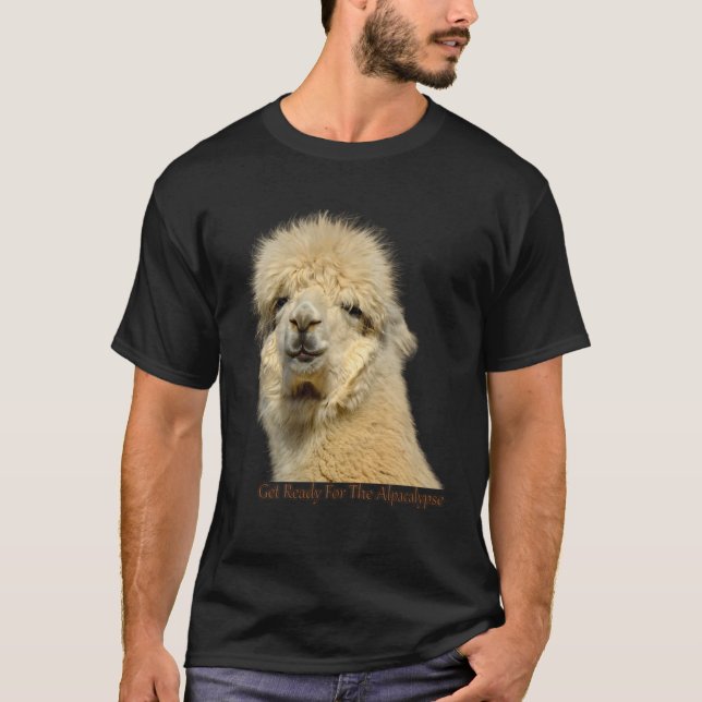 Get Ready For The Alpacalypse Cute Alpaca animal L T-Shirt (Vorderseite)