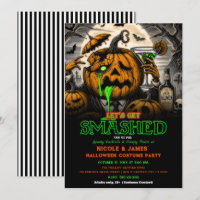 Get Smashed Kürbis Halloween Cocktailparty