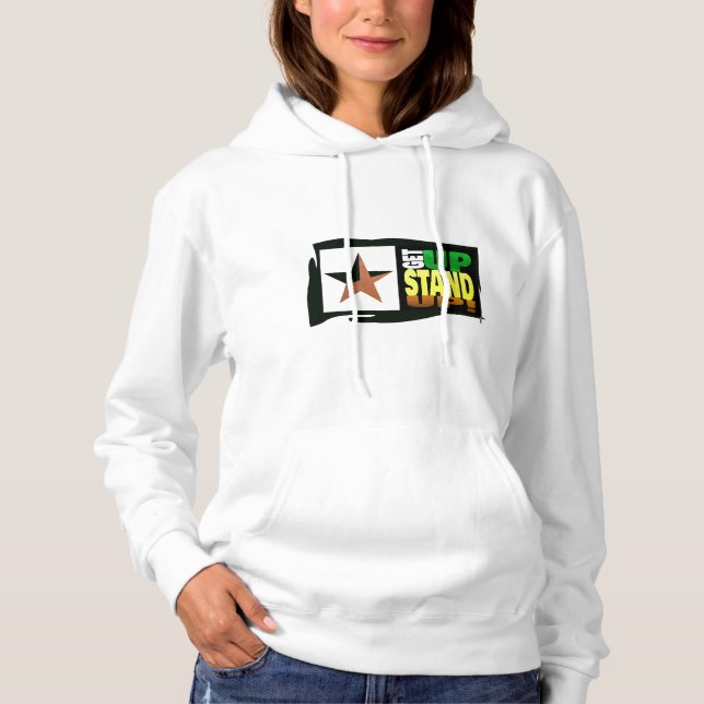Get Up Stand Up - Retro Edition Hoodie (Vorderseite)