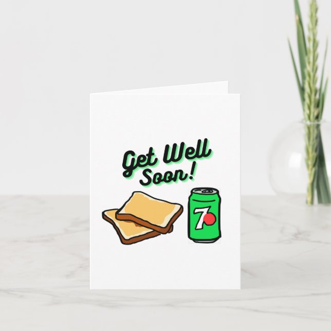 Get Well bald - Irish Spaß Karte (Vorderseite)