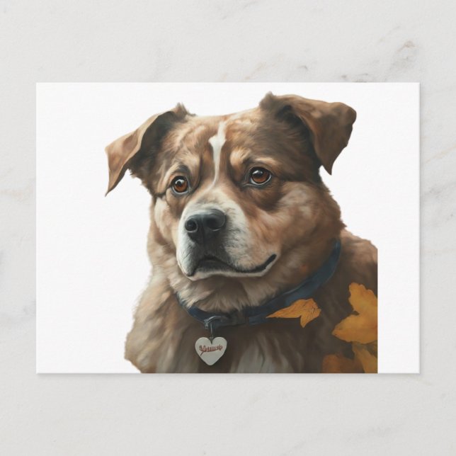 Get-well-bald-Karte Postkarte (Vorderseite)