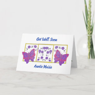 'Get Well bald's Hübsch Greetings card Karte