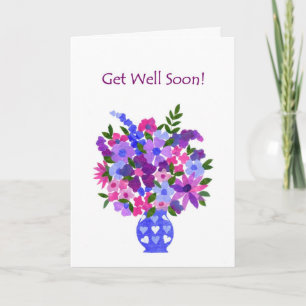 Get Well Card - Blume Power Karte